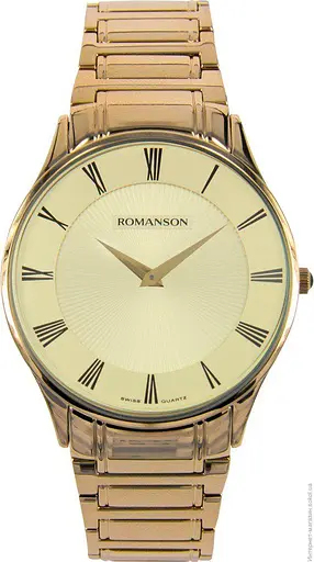 Часы Romanson TM0389MG GD кварц. браслет