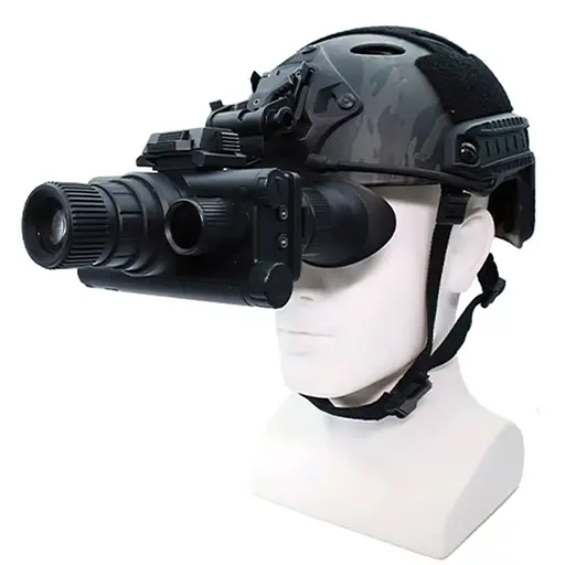 Комплект окуляри нічного бачення ПНВ Nectronix Z9157 + золотистеметалеве кріплення на шолом Wilcox L4G24 (101171-986) - фото 2