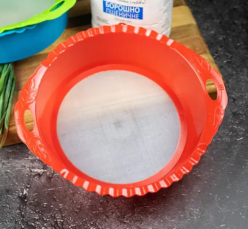 Сито пластиковое Ø 22 см Красный 88019 - фото 7