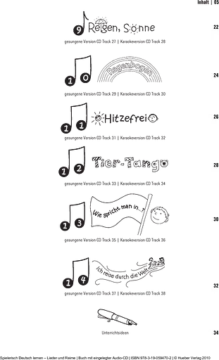 Spielerisch Deutsch Lernen. Lieder. Paket - фото 3