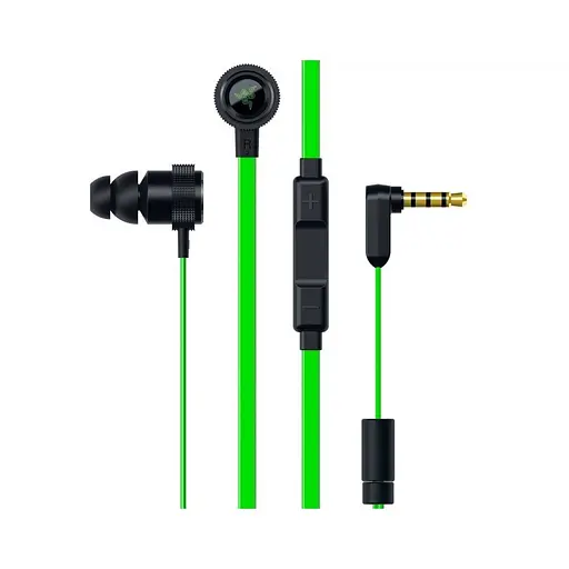 Дротові ігрові навушники Razer Hammerhead Pro V2 3.5 мм mini-Jack Зелені з чорним (59227) - фото 2