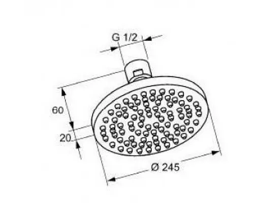 Верхний душ Kludi A-QA 6652105-00 - фото 2