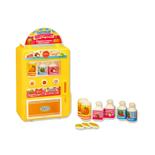 Детский автомат с газировкой 677-C419бутылочки с газировкой, в кор. - фото 1