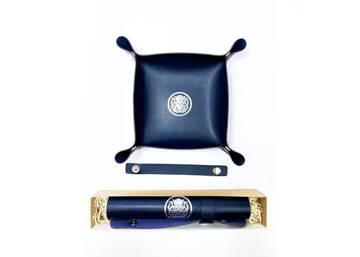 Настольная игра Планета Ігор Лоток для кубиков Ктулху (синий) (Dice tray Cthulhu navy) (pi-dt011) - фото 3