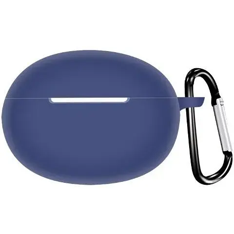 Чехол-накладка DK Silicone Candy Friendly с карабином для Oppo Enco X2 (dark blue)