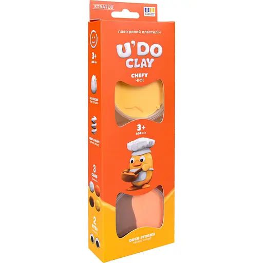 Набір для ліплення Strateg U'DO Clay Качині історії Чіфі (31081) - фото 1