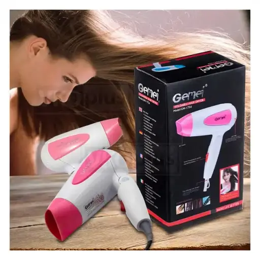 Фен компактный складной Gemei GM-1756 1200 Вт - фото 3