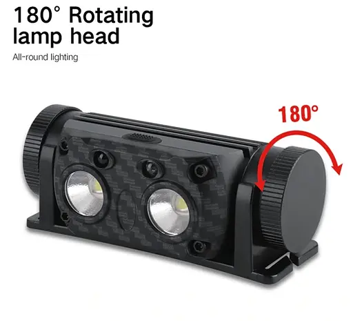 Налобний ліхтар Boruit B35 Ліхтарик c ІК руху 3000 лм XM-L2 18650/21700 - фото 4