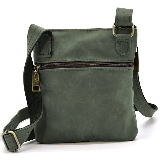 Сумка мужская через плечо кожаная TARWA 19х17х5 см sum0028334 - фото 2