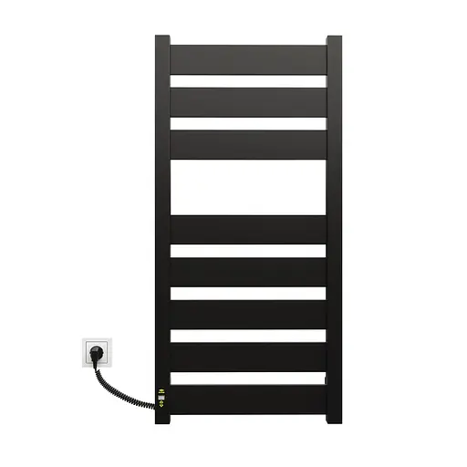 Електрична рушникосушарка Kosser Волз 1000x500 EL тайм. чорний ДВЛ02EL, Чорний матовий, Ліве - фото 2