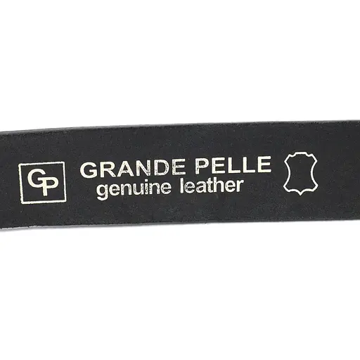 Ремінь шкіряний Grande Pelle чоловічий 3,4х120 см acs0026896 - фото 3