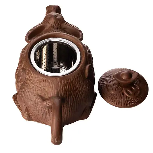 Ісинський чайник Буйвол багатства, 450 мл - Рудий - фото 6