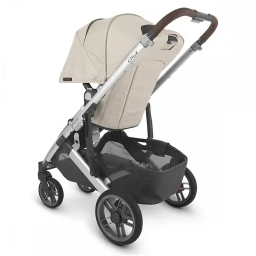 Прогулянкова коляска Uppababy Cruz V2 - Declan + Люлька Uppababy Carrycot-Declan-Oat Melange Silver Frame - фото 12