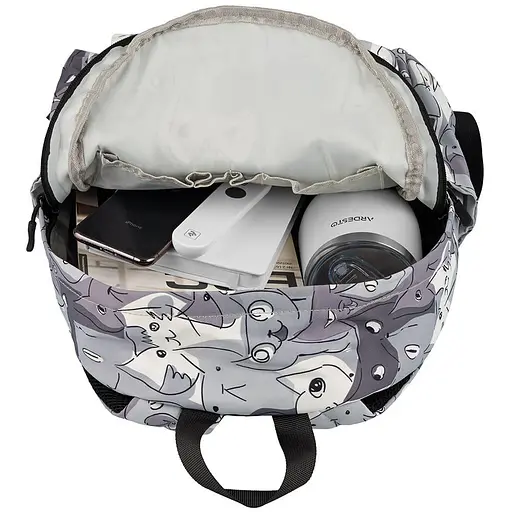 Рюкзак для ноутбука 2E 13" TeensPack Cats, Grey (2E-BPT6114GC) - фото 4