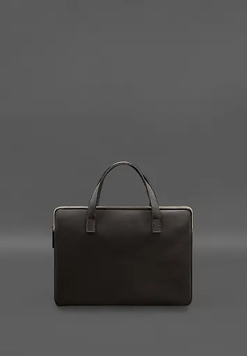 Кожаный чехол BlankNote с ручками для ноутбука 13 дюйм Темно-коричневый - фото 2