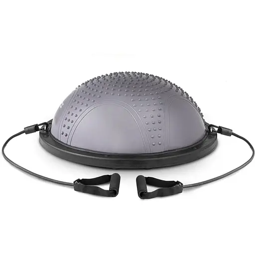 Балансировочная полусфера Hop-Sport HS-MB058B с вкраплениями серая