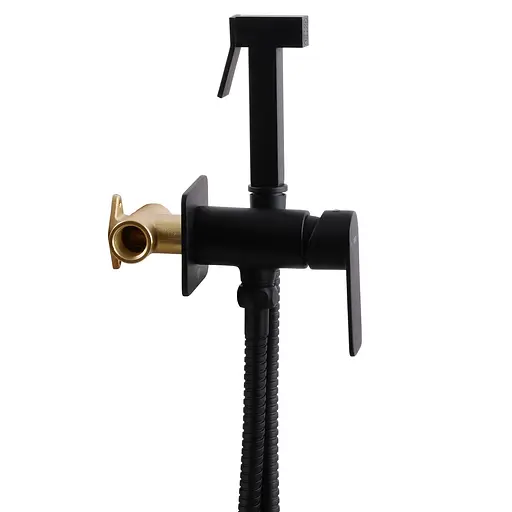 Набір гігієнічного душа прихованого монтажу Topaz Sardinia TS 087106-H20-BL, Чорний матовий - фото 2