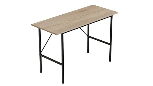 Стіл письмовий Line Тайм Ferrum-decor 750x1200x500 Чорний метал ДСП Дуб Сонома 16 мм (FRD-104881) - фото 4