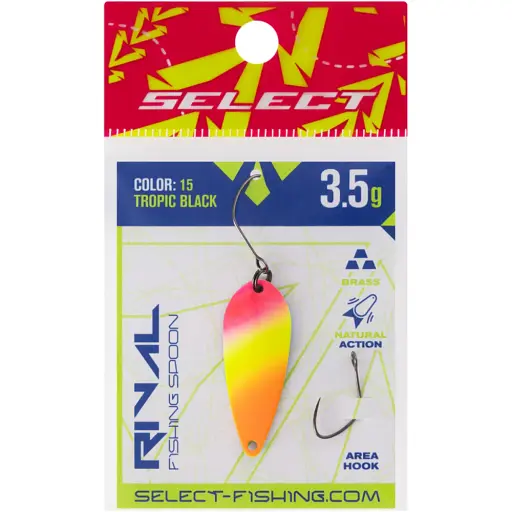 Блесна Select Rival 3.5g 34mm #15 Tropic Black - фото 2
