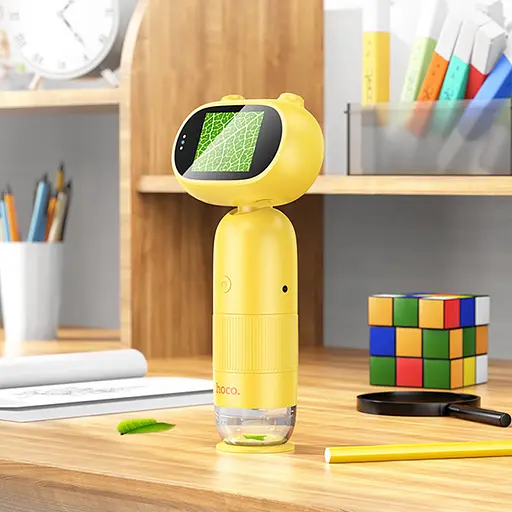 Детский микроскоп Hoco DV206 Yellow - фото 3
