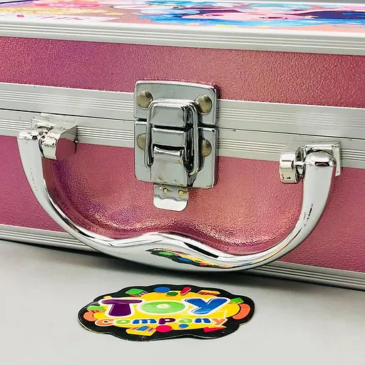 Косметика в металевому кейсі дитяча для макіяжу русалки 48 шт Розовий - фото 9