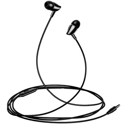 Наушники XO проводные вакуумные EP37 гарнитура с микрофоном черная - фото 2