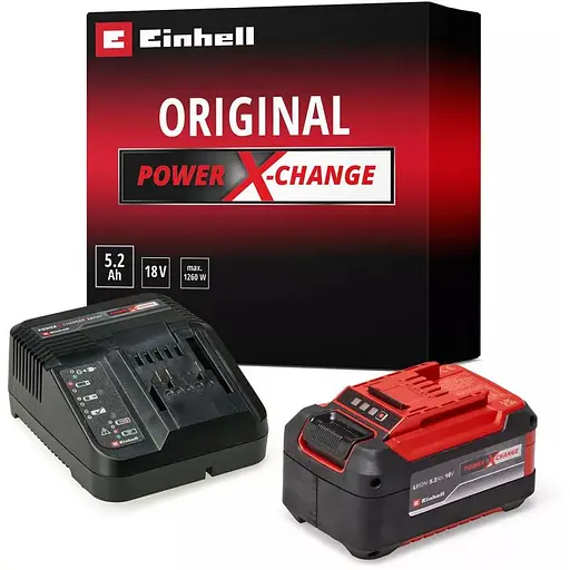 Набор аккумулятора и зарядного устройства Einhell Starter Kit PXC 18В 1х5.2 Агод (4512147) - фото 4