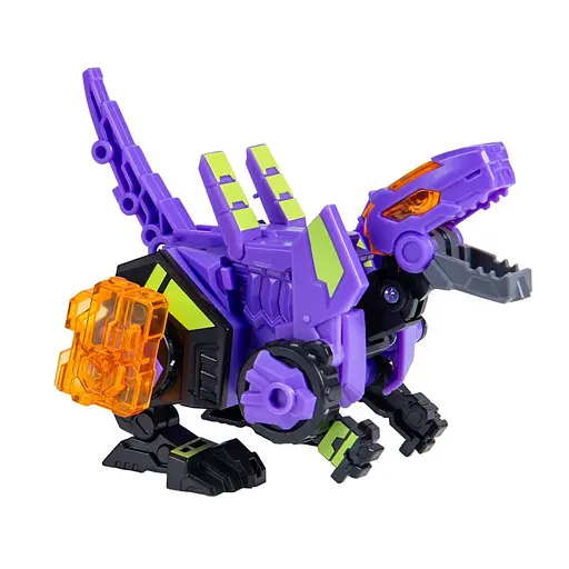 Динозавр-трансформер Раптор-Бот Dinoster EU580840-2 бокс для зберігання, фіолетовий - фото 2