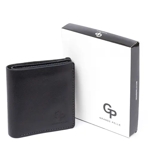 Кожаный портмоне Grande Pelle 9.5х10х2 см acs0016032 - фото 6