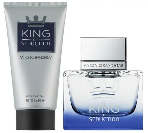 Набор Antonio Banderas King of Seduction 50 мл туалетная вода, 75 мл бальзам после бритья - фото 1