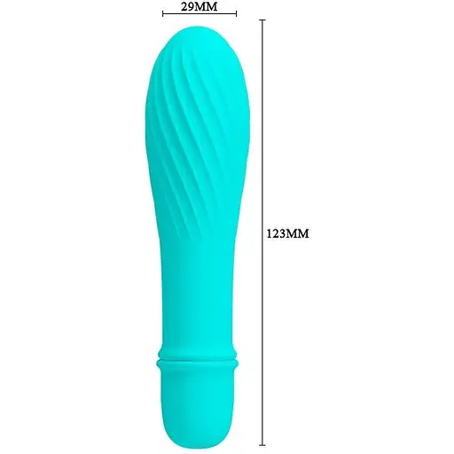 Вібромасажер серії Pretty Love SOlomon BI-014503-3, Зелений - фото 5