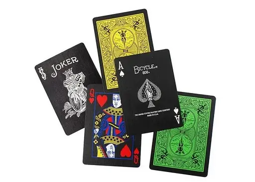 Карти гральні United States Playing Card Company Bicycle - Reverse (Yellow & Black) (ВР_КГБРЕБ) - фото 2