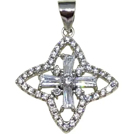 Серебряная подвеска Подиум с фианитами. GP1571