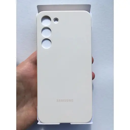 Оригінальний силіконовий чохол Samsung для Galaxy S23 Plus (6.6") Samsung Silicone Case EF-PS916TUEGRU Cotton - фото 7