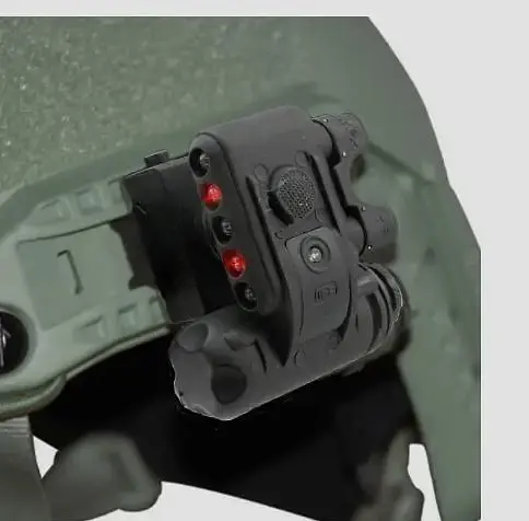 Тактический фонарь на шлем Night Evolution Gen 2 (белый + красный свет) Черный - фото 4