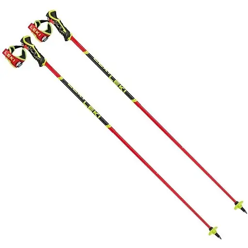 Палки Leki Venom SL 3D 130 Bright red-Black-Neonyellow (1052-652 676921 130)