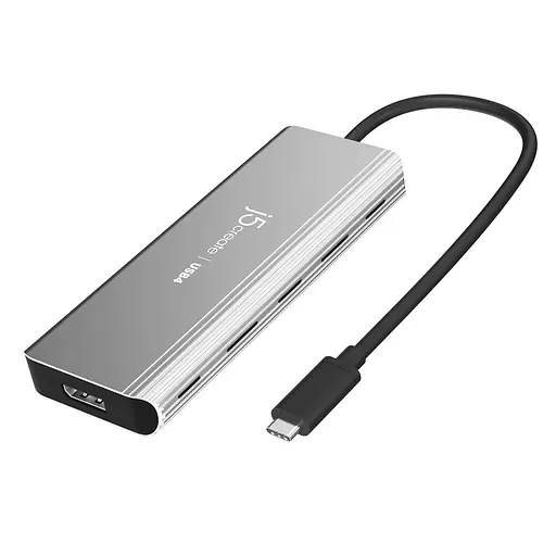 USB-хаб j5create JCD401-N, USB-C 7-в-1 (JCD401-N) - фото 2