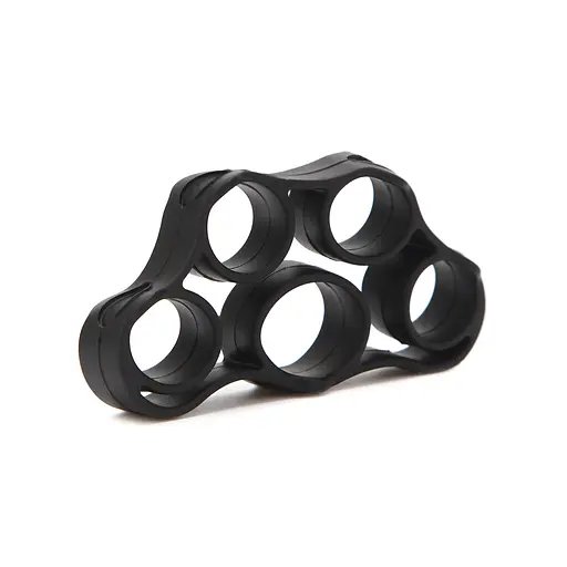 Набір еспандерів Cornix Hand Grip Workout Kit 5 шт. XR-0269 Black - фото 7