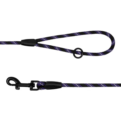 Поводок для собак Barksi Active 183х0.9 см черно-фиолетовый - фото 3