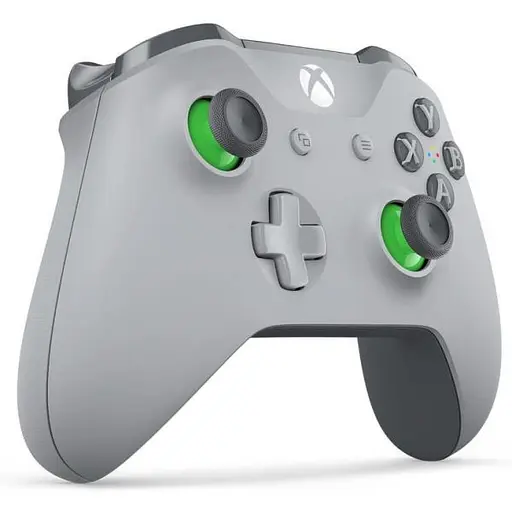 Microsoft Xbox One S Wireless Controller with Bluetooth (Grey/Green) - фото 4
