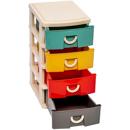 Органайзер настільний 4 відділення Bambi LQ27 252-46, 19х13х10 см (116777) - фото 1