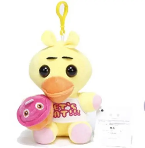 М'яка іграшка брелок П'ять ночей з Фредді Chica Чика 11 см FNAF48-42 - фото 1