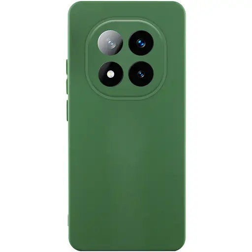 Чохол Silicone Cover Lakshmi Full Camera (AA) для Xiaomi Poco X7 Зелений / Dark green