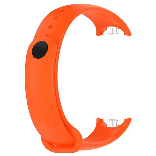 Ремешок для фитнес-браслета Lemfo для Xiaomi Mi Band 8 и 9 оранжевый. - фото 4