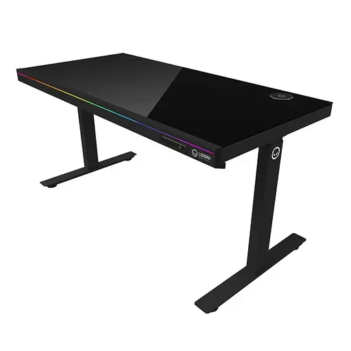 Геймерский стол Lorgar PRO 80G Glass Black (LRG-DP80G) - фото 5