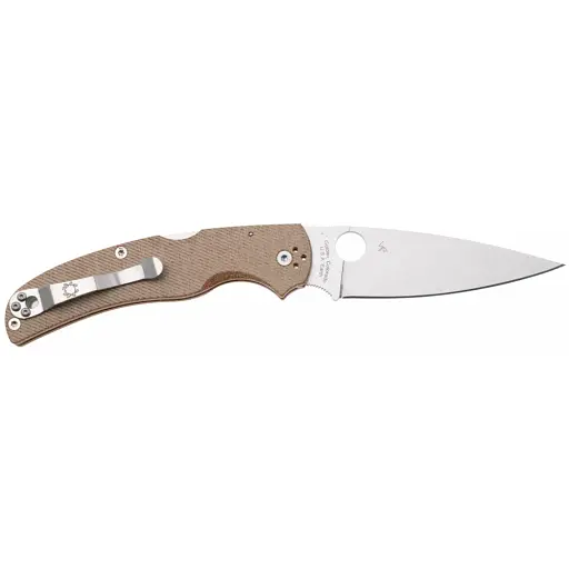 Ніж Spyderco Native Chief Canvas Micarta Brown - фото 2