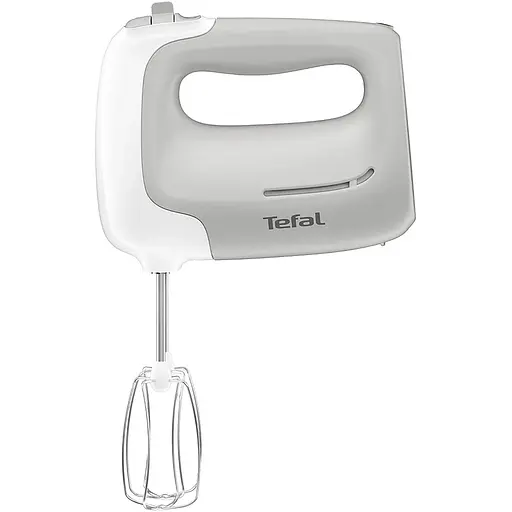 Ручний міксер Tefal Prep`Mix HT450B38, 450 Вт 5 налаштувань швидкості, Turbo, білий | сірий - фото 2