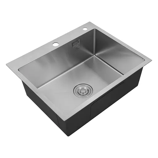 Кухонная мойка Kroner KRP Gebürstet - 6050HM (3,0/1,0 мм) (CV022802) - фото 3