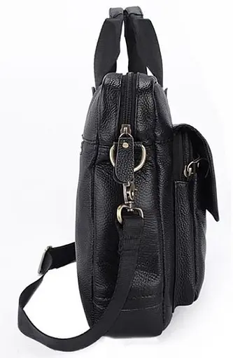 Кожаный мужской портфель Vintage 24х35х7 см sum0014942 - фото 3