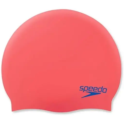 Шапочка для плавання Speedo Plain Moud Silc Cap Ju Червоний/Синій (1000-8-70990H200)